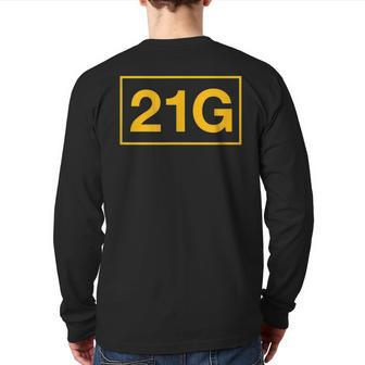 21G Quarrying Specialist Back Print Long Sleeve T-shirt | Mazezy