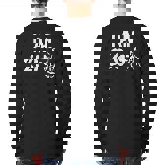 291 Birthday Gag Thirty Bday The Original Joke 30Th Back Print Long Sleeve T-shirt | Mazezy
