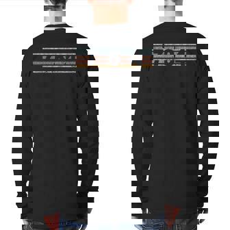 784 Area Code Back Print Long Sleeve T-shirt | Mazezy