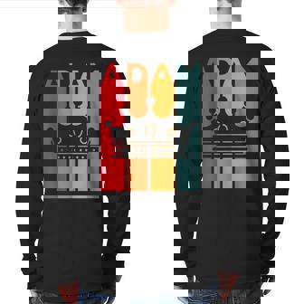 Adam Idea For Boys Retro First Name Vintage Adam Back Print Long Sleeve T-shirt | Mazezy