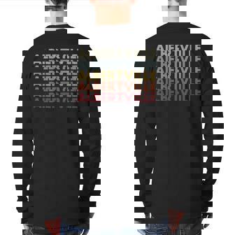 Albertville Alabama Albertville Al Retro Vintage Text Back Print Long Sleeve T-shirt | Mazezy