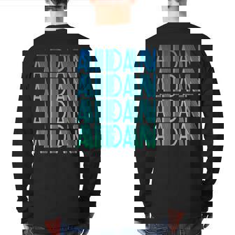 Aldan Name For Boys Named Aldan Back Print Long Sleeve T-shirt | Mazezy