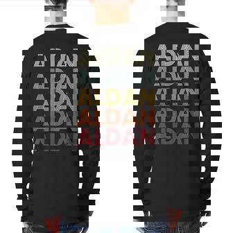 Aldan Pennsylvania Aldan Pa Retro Vintage Text Back Print Long Sleeve T-shirt | Mazezy