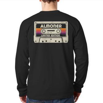 Almoner Job Title Vintage Career Back Print Long Sleeve T-shirt | Mazezy