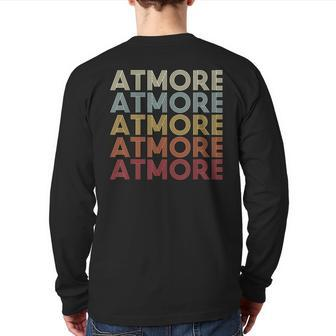 Atmore Alabama Atmore Al Retro Vintage Text Back Print Long Sleeve T-shirt | Mazezy