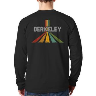 Berkeley California Vintage Retro Back Print Long Sleeve T-shirt | Mazezy