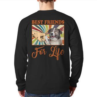 Best Friends For Life Aidi Dog Lover Back Print Long Sleeve T-shirt | Mazezy