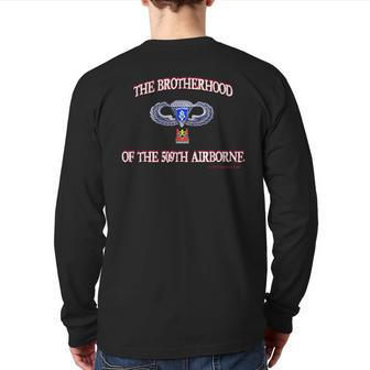 Brotherhood 509Th Airborne Back Print Long Sleeve T-shirt | Mazezy