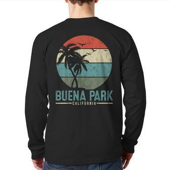 Buena Park California Back Print Long Sleeve T-shirt | Mazezy