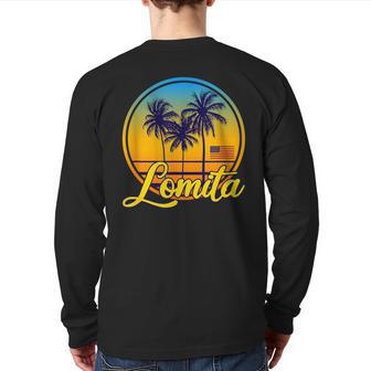 California Lomita Back Print Long Sleeve T-shirt | Mazezy