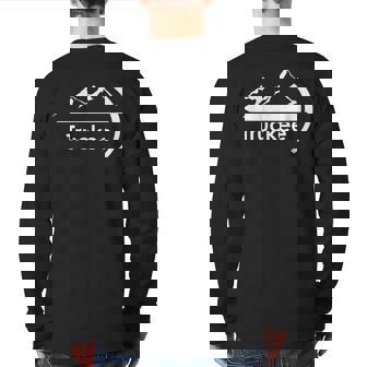 California Mountaineer & Hiking Truckee Back Print Long Sleeve T-shirt | Mazezy
