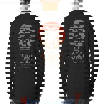 California Ojai Back Print Long Sleeve T-shirt | Mazezy