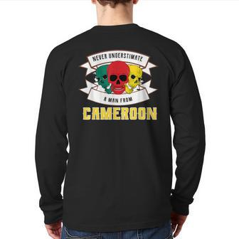 Cameroon Never Underestimate Back Print Long Sleeve T-shirt - Thegiftio UK