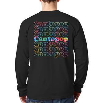 Cantopop Music Tie Dye Back Print Long Sleeve T-shirt | Mazezy