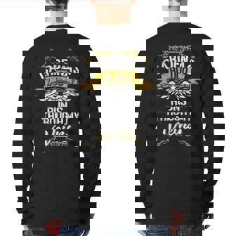 Cardenas Blood Runs Through My Veins Back Print Long Sleeve T-shirt - Seseable