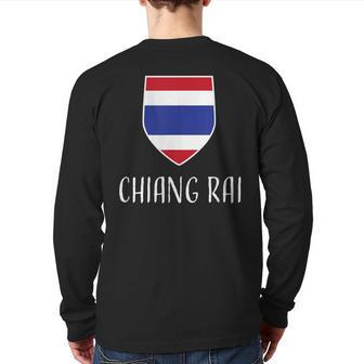 Chiang Rai Thailand Prathet Thai Back Print Long Sleeve T-shirt | Mazezy CA