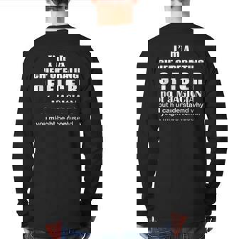 Chief Operating Officer Not A Magician Office Coo Back Print Long Sleeve T-shirt | Mazezy