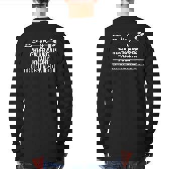 Chien Français Tricolore Owners Back Print Long Sleeve T-shirt | Mazezy
