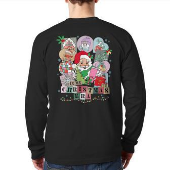 In My Christmas Era Merry Swiftmas Xmas Holiday Santa Squad Back Print Long Sleeve T-shirt - Seseable