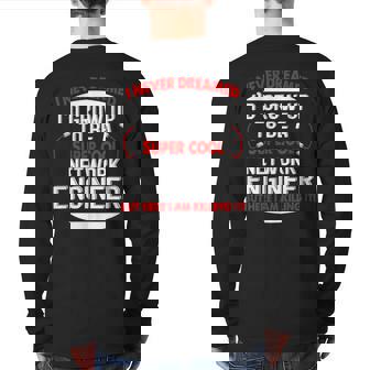 Cloud Computing Data Science Information Technology Back Print Long Sleeve T-shirt | Mazezy