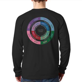 Cognitive Functions Diagram Personlity Type Infj Back Print Long Sleeve T-shirt | Mazezy