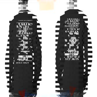 Content Marketing Managers Left-Brain Meets Right-Brain Back Print Long Sleeve T-shirt | Mazezy