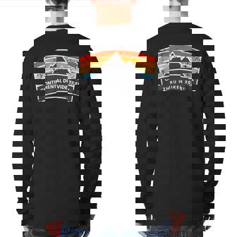 Continental Divide Trail Thru Hike Hiking Class Of 2021 Cdt Back Print Long Sleeve T-shirt | Mazezy