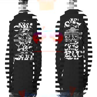 Cousin Cruise Squad 2023 Cruise Ship Party Group Vacation Back Print Long Sleeve T-shirt - Thegiftio UK