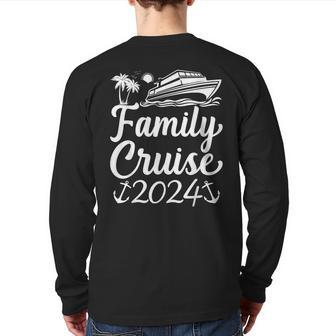 Cruise Family 2024 Squad Vacation Matching Family Group Back Print Long Sleeve T-shirt | Mazezy