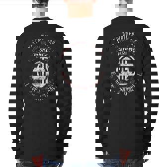 D-Day 75Th Anniversary 82Nd Airborne Wwii Vintage Back Print Long Sleeve T-shirt | Mazezy