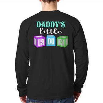 Daddy's Little Boy Abdl T Ageplay Clothing For Him Back Print Long Sleeve T-shirt | Mazezy