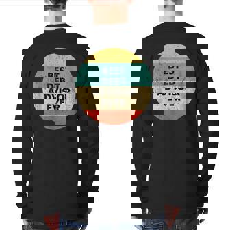 Debt Advisor Back Print Long Sleeve T-shirt | Mazezy