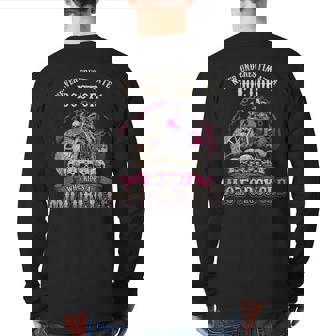 Doctor Biker Chick Never Underestimate Motorcycle Back Print Long Sleeve T-shirt - Seseable