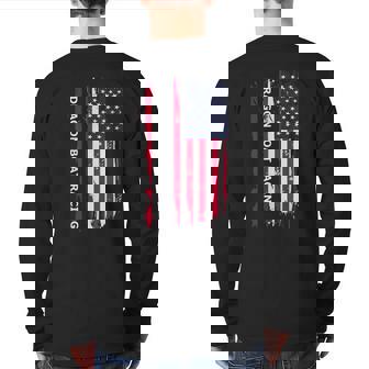 Dragon Boat Racing And Dragon Boat Back Print Long Sleeve T-shirt | Mazezy