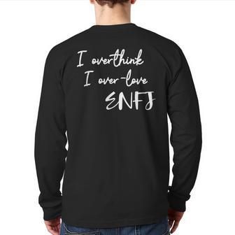 Enfj Extrovert Myers Briggs Personality Type Back Print Long Sleeve T-shirt | Mazezy