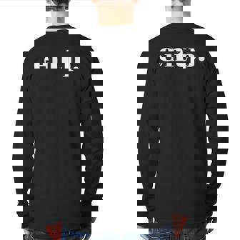 Entp Extraversion Personality Back Print Long Sleeve T-shirt | Mazezy