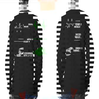 Equity Analyst Worker Equity Analyst Back Print Long Sleeve T-shirt | Mazezy