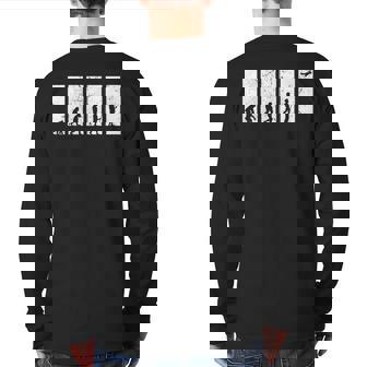 Evolution Model Flying Rc Airplane Aviator Back Print Long Sleeve T-shirt | Mazezy