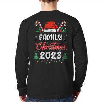 Family Christmas 2023 Matching Christmas 2023 Back Print Long Sleeve T-shirt | Mazezy