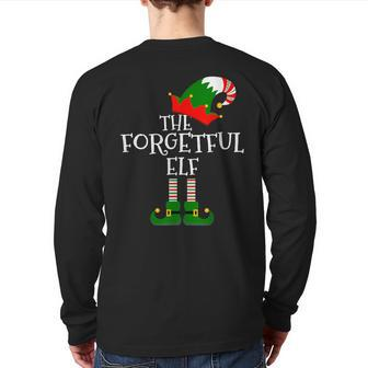 The Forgetful Elf Matching Family Group Christmas Back Print Long Sleeve T-shirt - Monsterry AU