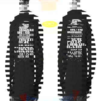 Polymer Engineering Major Have No Fear Back Print Long Sleeve T-shirt | Mazezy