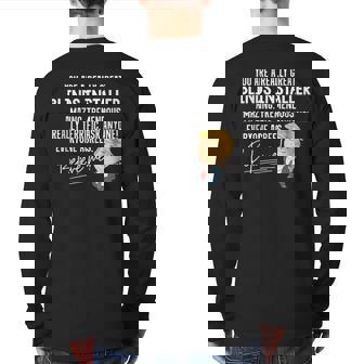 Trump 2020 Really Great Blinds Installer Back Print Long Sleeve T-shirt | Mazezy