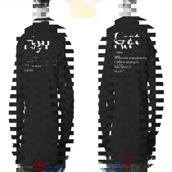 Gyatt Gyat Saying Back Print Long Sleeve T-shirt | Mazezy