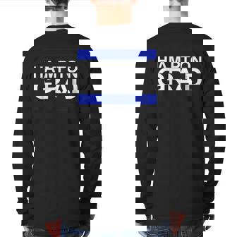 Hampton Grad Back Print Long Sleeve T-shirt | Mazezy