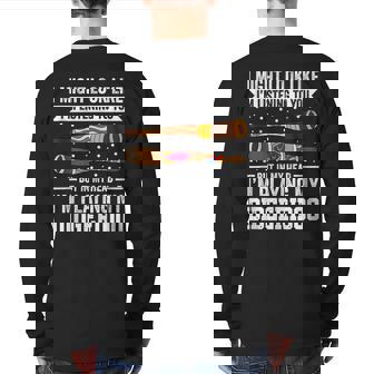 In My Head I'm Playing My Didgeridoo Back Print Long Sleeve T-shirt | Mazezy