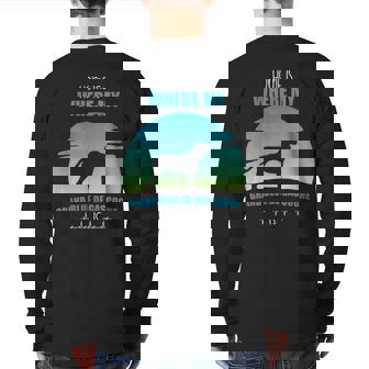 Home Is Where My Grand Bleu De Gascogne Is Back Print Long Sleeve T-shirt | Mazezy