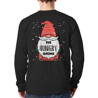The Hungry Gnome Xmas Matching Christmas For Family Back Print Long Sleeve T-shirt - Monsterry