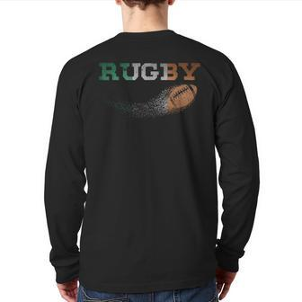 Irish Rugby Ireland Flag Jersey Soccer Football Back Print Long Sleeve T-shirt | Mazezy
