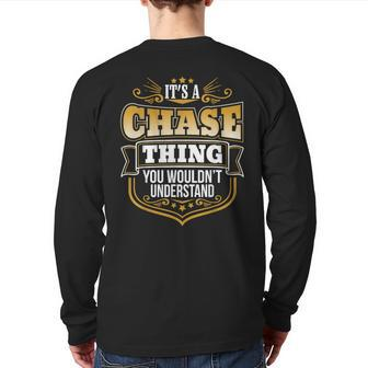 Its A Chase Thing You Wouldnt Understand Chase Back Print Long Sleeve T-shirt - Seseable