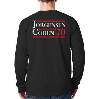 Jo Jorgensen Cohen Libertarian Candidate For President Back Print Long Sleeve T-shirt | Mazezy